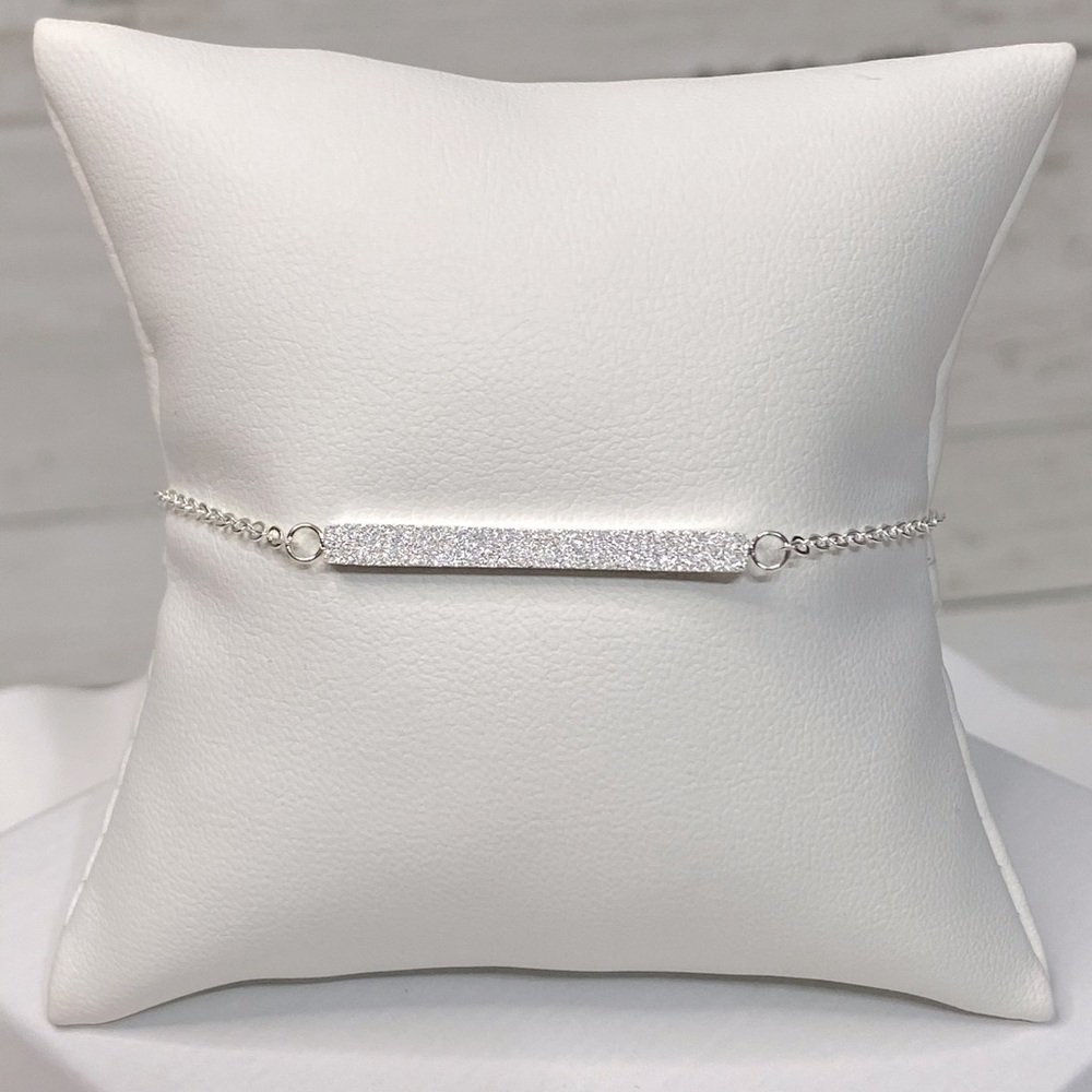 Diamond Dust Stainless Steel Bracelet